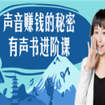 声音赚钱的秘密 有声书进阶课