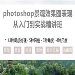 PS景观效果图表现入门到实战