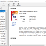 10分钟内自己学会PHP 中文chm_PHP教程