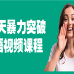 21天暴力突破英语视频课程