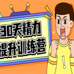 30天精力提升训练营视频课程