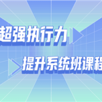 超强执行力提升系统班课程