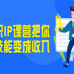 知识IP课营把你的技能变成收入