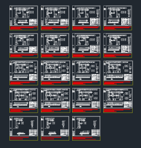 常用风机控制原理图消防风机单速双速CAD版图纸免费下载
